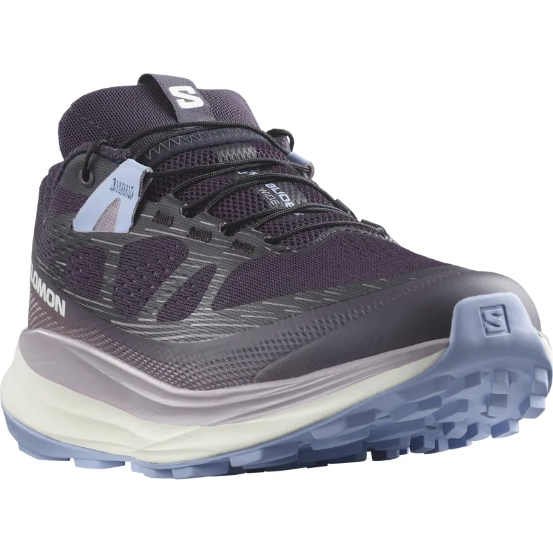Salomon Ultra Glide 2 Wide Women's Trail Running Shoe in Nightshade/Vanilla Ice/Serenity-5